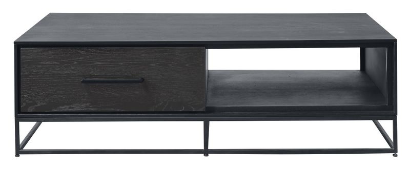 Salontafel Veneta (70 Cm) eiken fineer zwart