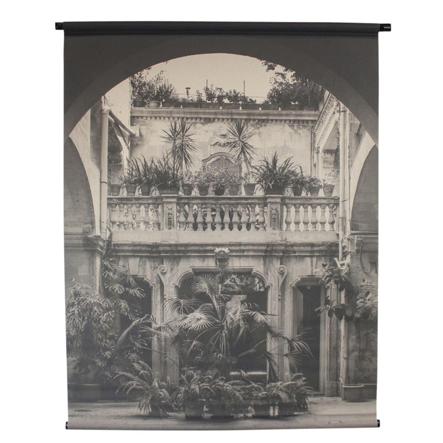 Wandkleed Trissino zwart