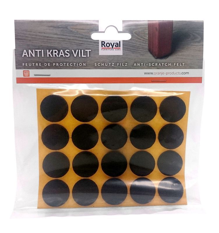 Zelfklevend Oravilt 50 mm bruin