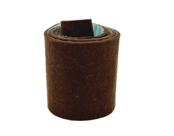 Zelfklevend viltstrip bruin 3 mm (5x100)