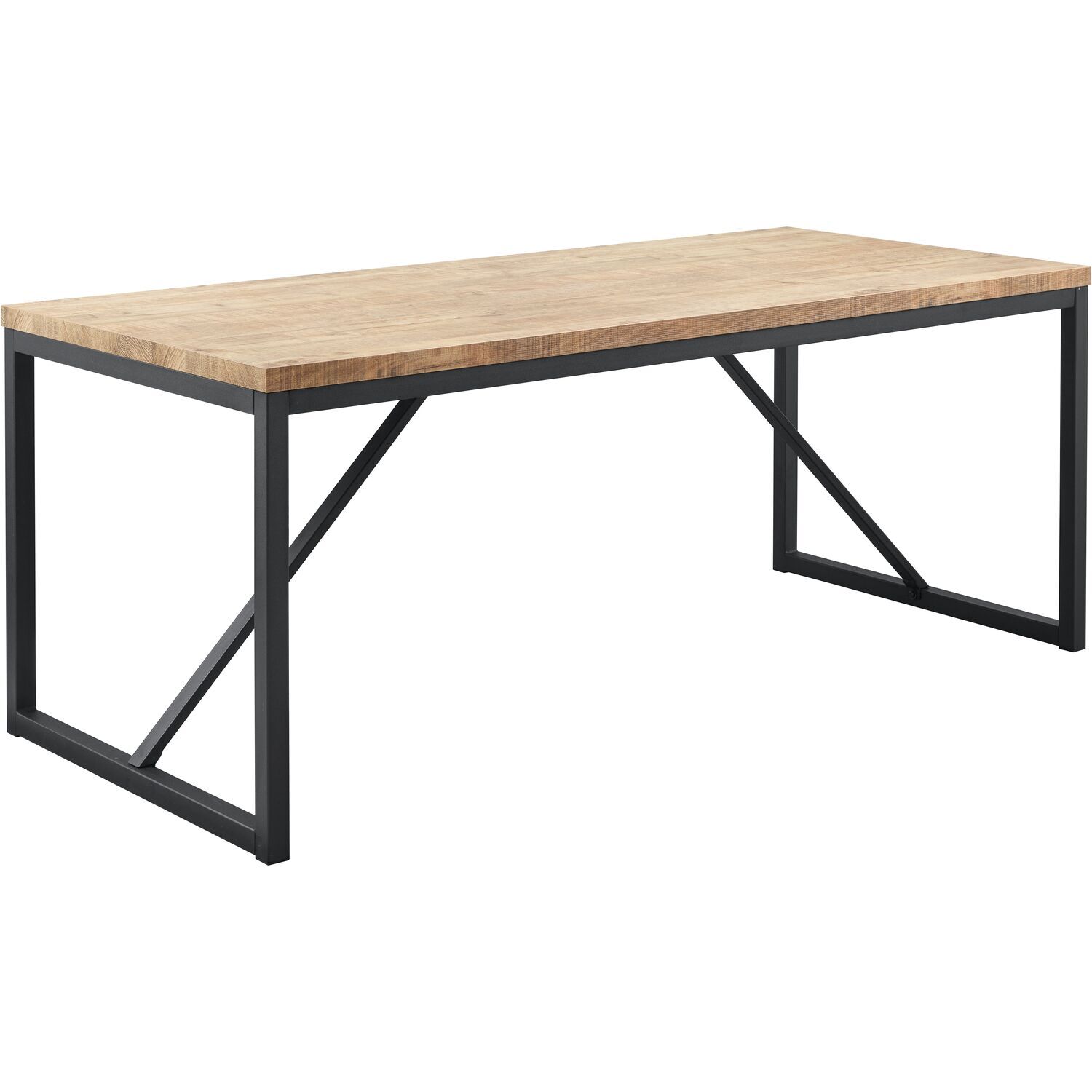 Eettafel Ricardi 190x90 cm rechthoekig mango