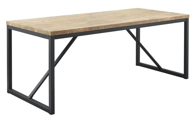 Eettafel Ricardi 220x100 cm rechthoekig mango