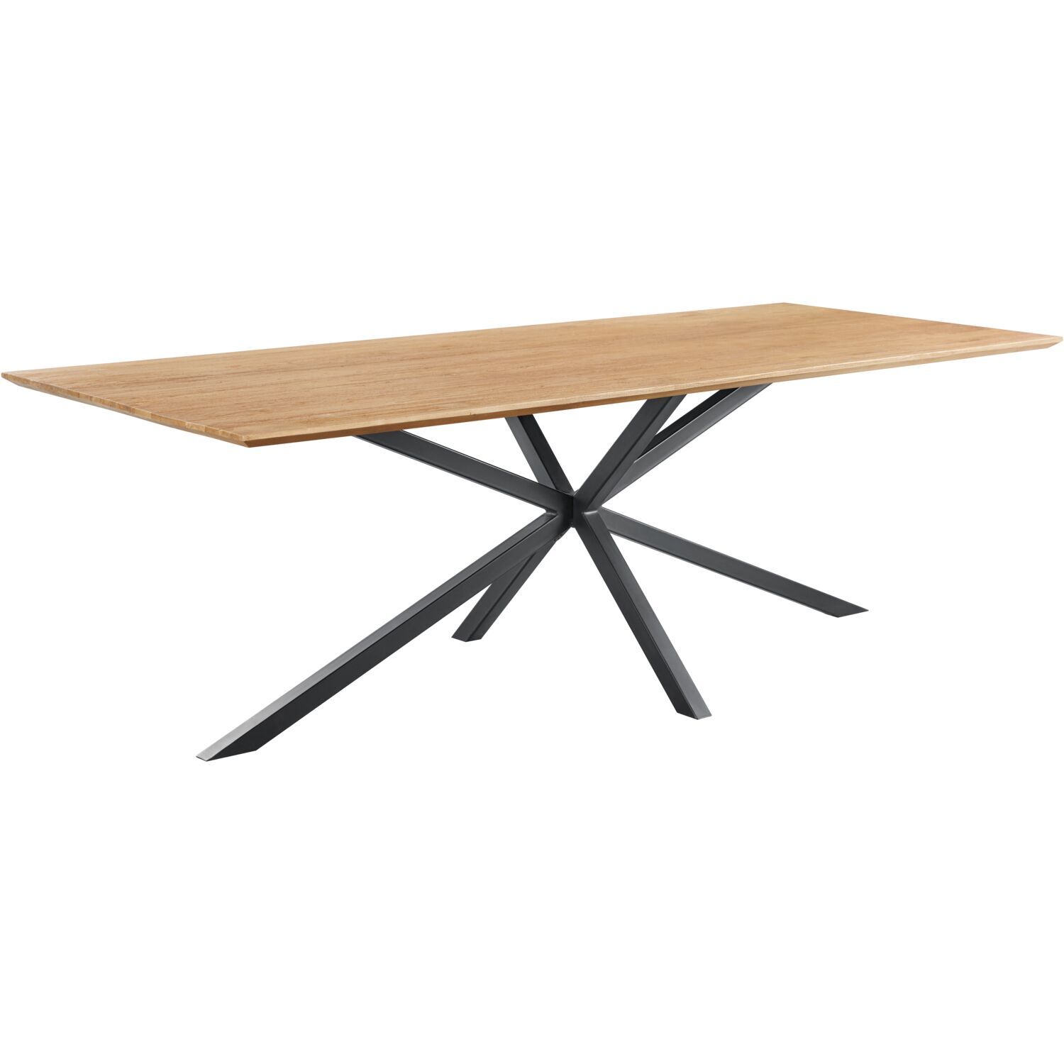 Eettafel Romaro teakhout 280x105 cm rechthoekig mix rough